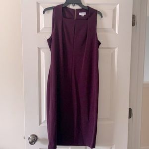 Purple cocktail dress